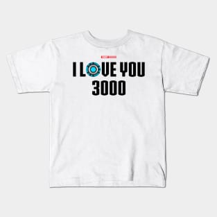 I Love You 3000 v5 (black) Kids T-Shirt